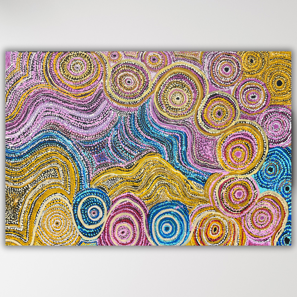 Caterpillar Dreaming Rhoda Tjitayi aboriginal painting