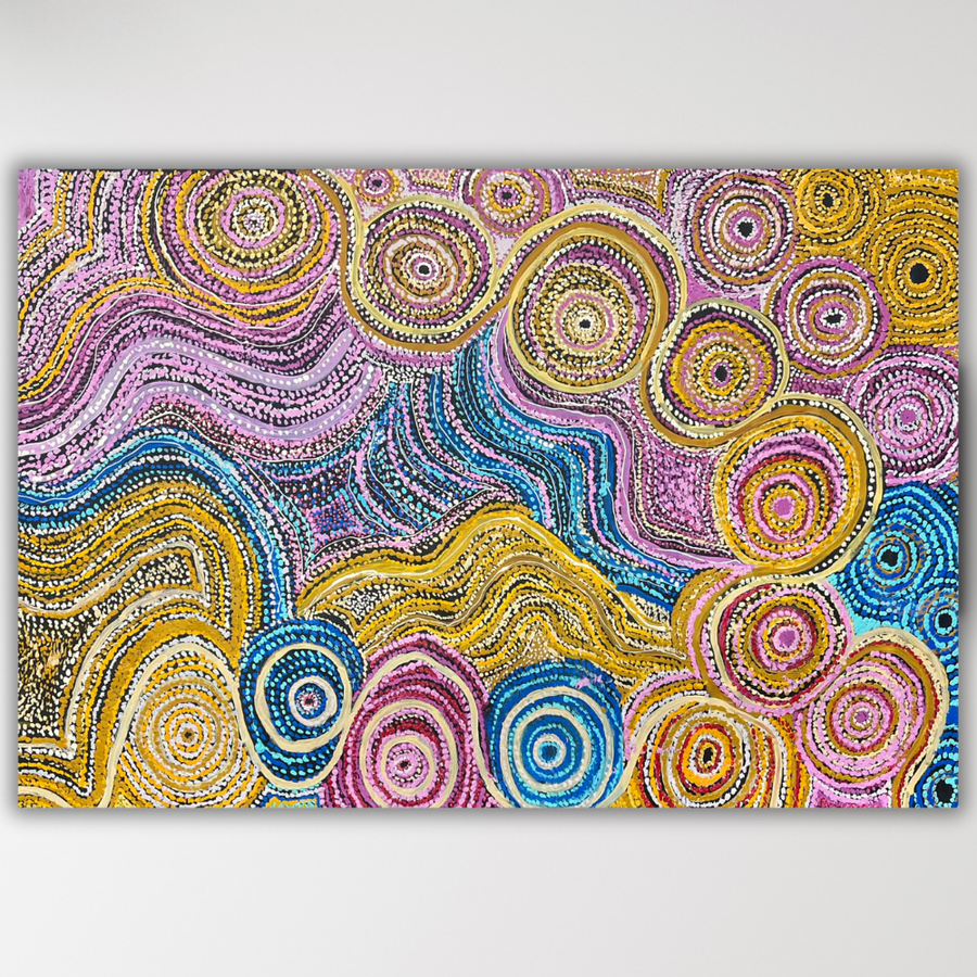 Caterpillar Dreaming Rhoda Tjitayi aboriginal painting