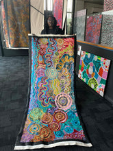 Load image into Gallery viewer, "Pututju" original Aboriginal painting by Rhoda Tjitayi, 199cm x 85cm - authentic Indigenous Australian artwork
