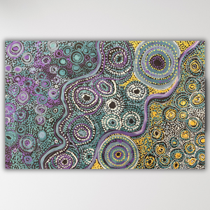 "Emu Dreaming" Rhoda Tjitayi 90cm x 59cm