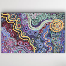Load image into Gallery viewer, "Caterpillar Dreaming" original Aboriginal painting by Rhoda Tjitayi, 144cm x 94cm - authentic Indigenous Australian artwork
