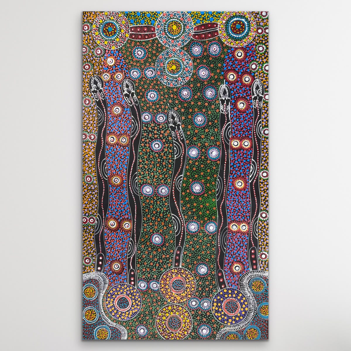 "Dreamtime Sisters" Cindy Wallace 153cm x 88cm