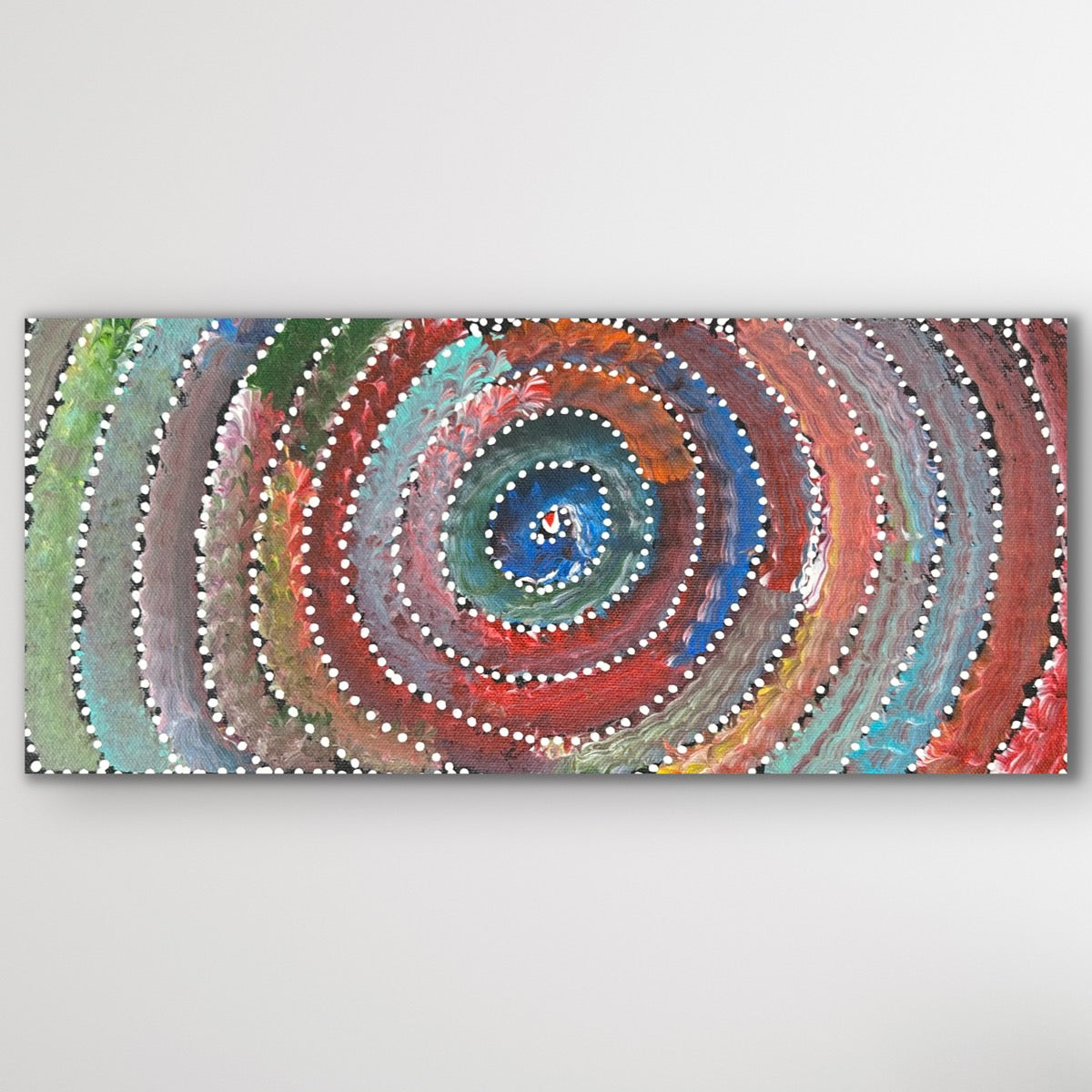 Full artwork showcasing flowing concentric rings that represent the rhythm of life.