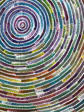 Load image into Gallery viewer, "Circle of Life" original Aboriginal painting by Bernadine Johnson Kemarre, 100cm x 88cm - authentic Indigenous Australian artwork
