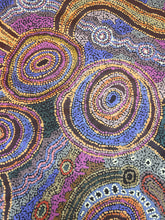 Load image into Gallery viewer, Audrey Brumby with original painting "Ngura (Places)" - Aboriginal artist
