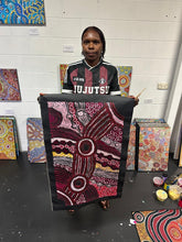 Load image into Gallery viewer, "Minyma Malilu" Clarise Tunkin 80cm x 48cm
