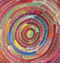 Load image into Gallery viewer, Detailed section revealing textured dot work and blended colour transitions in soft pink and deep blue tones.
