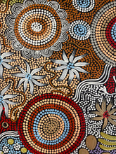 Load image into Gallery viewer, Colorful nesting design with circular patterns and floral elements
