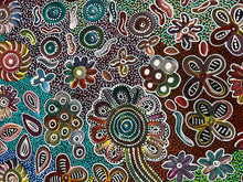 Load image into Gallery viewer, &quot;Bush Flowers&quot; Bernadine Johnson Kemarre 203cm x 89cm
