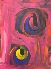 Load image into Gallery viewer, "Tingari" Aboriginal art by Bob Gibson Tjungurrayi - close-up detail, 151cm x 95cm
