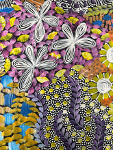 Load image into Gallery viewer, Colorful Aboriginal artwork with floral patterns
