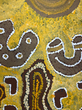 Load image into Gallery viewer, Yellow, Grey, brown and white My Country original painting by Fiona Pompey
