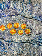 Load image into Gallery viewer, close photo of seven sisters painting dotwork by maureen hudson
