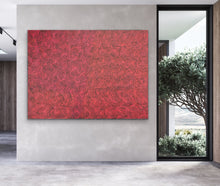 Load image into Gallery viewer, &quot;Tingari&quot; George Hairbrush Tjungurrayi 199cm x 144cm displayed in gallery
