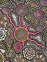 Load image into Gallery viewer, "Country Landscape" Farron Furber Jampitjinpa 100cm x 100cm close up photo
