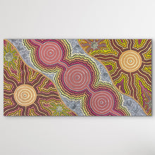 Load image into Gallery viewer, "Country Landscape" original Aboriginal painting by Farron Furber Jampitjinpa, 149cm x 79cm - authentic Indigenous Australian artwork

