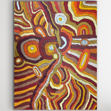 Load image into Gallery viewer, "Tali Tjuta" original Aboriginal painting by Debra Nangala McDonald, 120cm x 90cm - authentic Indigenous Australian artwork
