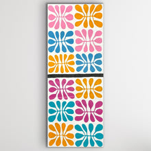 Load image into Gallery viewer, "Acacia Leaves (Watiya Tjuta)" original Aboriginal painting by Debra Nangala McDonald, 191cm x 76cm - authentic Indigenous Australian artwork
