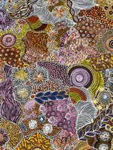 Load image into Gallery viewer, "My Country (Utopia)" original Aboriginal painting by Janet Golder Kngwarreye, 201cm x 149cm - authentic Indigenous Australian artwork

