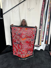 Load image into Gallery viewer, "Minyma Kutjara Munu Ngura" original Aboriginal painting by Daisybell Kulyuru, 119cm x 93cm - authentic Indigenous Australian artwork

