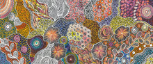 Load image into Gallery viewer, "My Country (Utopia)" original Aboriginal painting by Janet Golder Kngwarreye, 129cm x 55cm - authentic Indigenous Australian artwork
