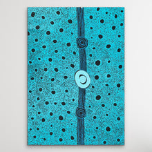 Load image into Gallery viewer, Dalmisha Ken original painting blue vertical 
