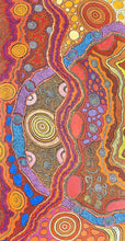 Load image into Gallery viewer, Large Dreamtime story dot art "My Country" Damien and Yilpi Marks 200cm x 106cm
