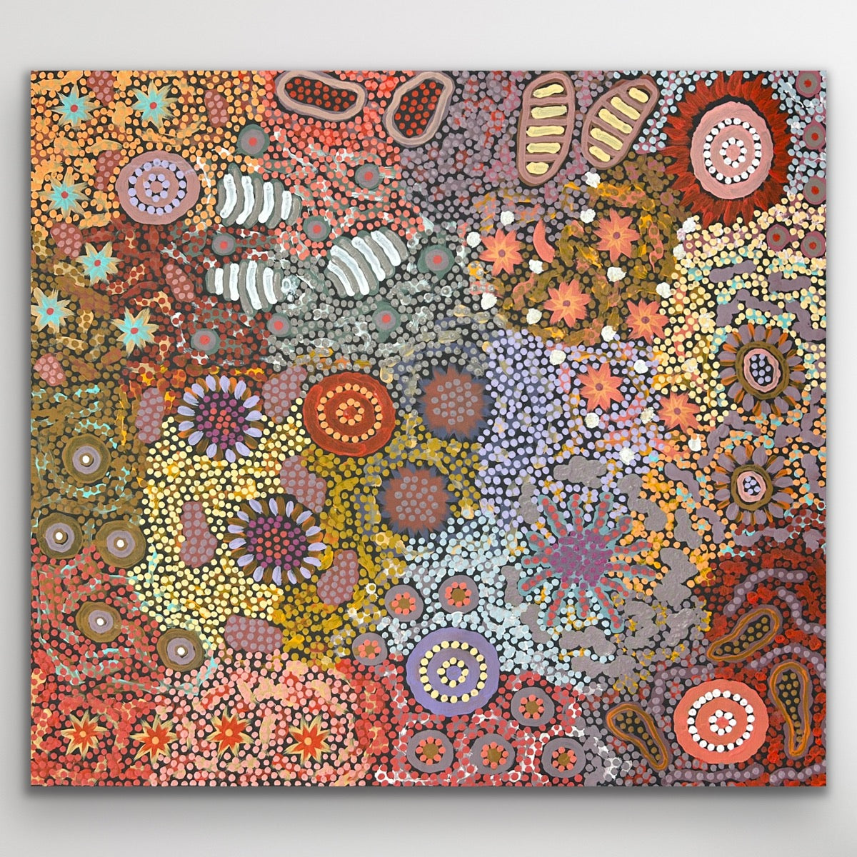 "Grandmother's Country" Michelle Possum Nungurrayi 90cm x 81cm