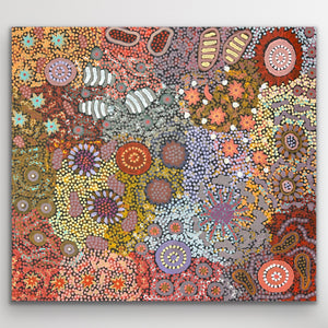 "Grandmother's Country" Michelle Possum Nungurrayi 90cm x 81cm
