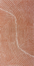 Load image into Gallery viewer, Detail section of Bush Onion artwork by Tansy Martin highlighting traditional dot painting technique
