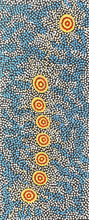 Load image into Gallery viewer, Close-up of dotting and star-like patterns from the Dreaming story.
