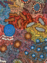 Load image into Gallery viewer, Close-up showing sacred sites and intricate dotting.
