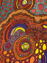 Load image into Gallery viewer, "My Country" original Aboriginal painting by Damien and Yilpi Marks, 199cm x 135cm - authentic Indigenous Australian artwork
