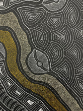 Load image into Gallery viewer, Close-up of Aboriginal Dot Painting by Delvine Pitjara
