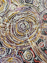Load image into Gallery viewer, Carolanne Ken with original painting "Minyma Malilu" - Aboriginal artist
