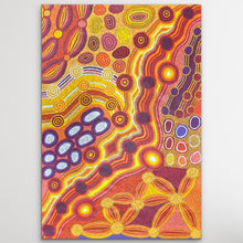 Load image into Gallery viewer, "Wanampi Tjukurpa (Piltati)" Megan Lyons 145cm x 100cm, Authentic Aboriginal art Art by Farquhar
