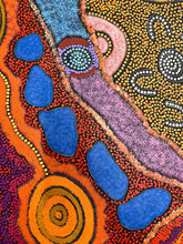 Load image into Gallery viewer, Country landscape dot painting "My Country" Damien and Yilpi Marks 200cm x 106cm
