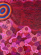 Load image into Gallery viewer, Spirit women travelling land footprints "Mamungari-Nya" Renae Nakamarra Nelson 142cm x 90cm

