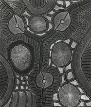 Load image into Gallery viewer, Black and white dot painting
