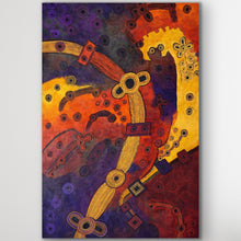 Load image into Gallery viewer, "Minyma Malilu-nya" original Aboriginal painting by Teresa Baker Tunkin, 295cm x 170cm - authentic Indigenous Australian artwork
