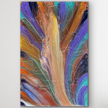 Load image into Gallery viewer, "Pantu (Salt Lake)" original Aboriginal painting by Janice Stanley, 181cm x 119cm - authentic Indigenous Australian artwork
