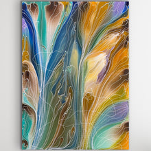 Load image into Gallery viewer, "Pantu (Salt Lake)" original Aboriginal painting by Janice Stanley, 125cm x 90cm - authentic Indigenous Australian artwork
