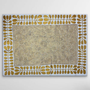 "Mulga Trees and Travelling Past" Debra Nangala McDonald 205cm x 145cm