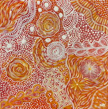 Load image into Gallery viewer, "Alhalkere" original Aboriginal painting by Janet Golder Kngwarreye, 61cm x 61cm - authentic Indigenous Australian artwork
