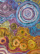 Load image into Gallery viewer, "Piltata Tjukurpa" original Aboriginal painting by Rhoda Tjitayi, 198cm x 141cm - authentic Indigenous Australian artwork
