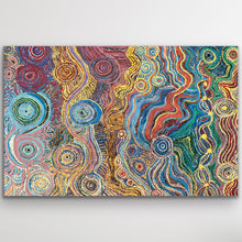 Load image into Gallery viewer, "Piltati Tjukurpa" original Aboriginal painting by Rhoda Tjitayi, 147cm x 97cm - authentic Indigenous Australian artwork
