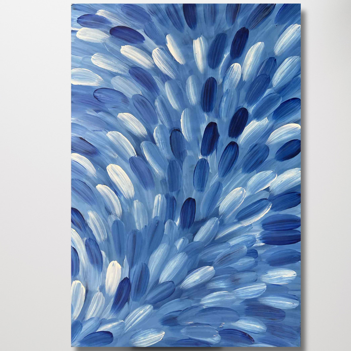 Esther haywood Medicine leaves Blue 