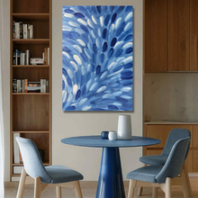 Load image into Gallery viewer, Blue Medicine Leaves Esther Haywood Original painting 
