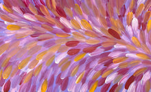 Load image into Gallery viewer, Close-up of a colorful bush medicine leavespattern with pink, yellow, and red hues.
