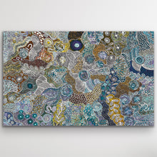 Load image into Gallery viewer, "My Country (Utopia)" original Aboriginal painting by Janet Golder Kngwarreye, 182cm x 116cm - authentic Indigenous Australian artwork
